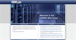 Desktop Screenshot of cwdm4-msa.org